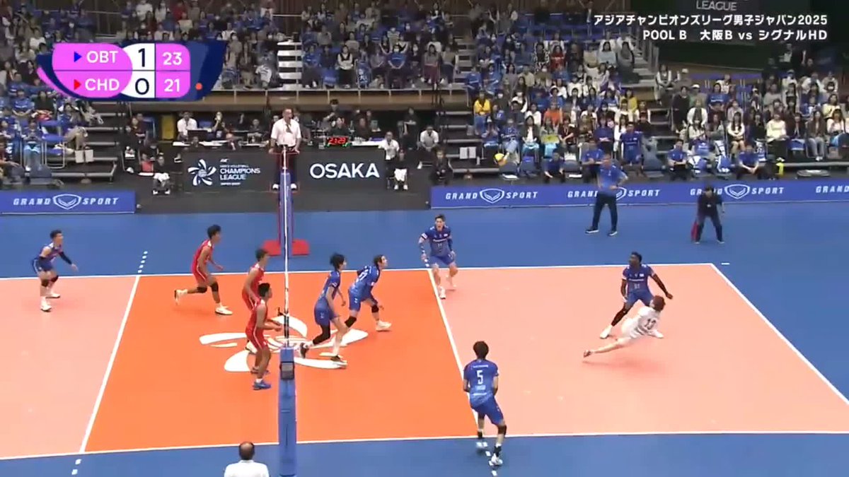 #山本智大 のブロックフォローで繋がる攻撃 #西田有志 が止まらない! 大阪ブルテオン【OSAKA BLUTEON】 #大阪ブルテオン vs シグナルHD・スパイカーズ J SPORTSオンデマンドでは バレーボールアジアチャンピオンズリーグ 男子ジャパン2025 全試合LIVE配信!