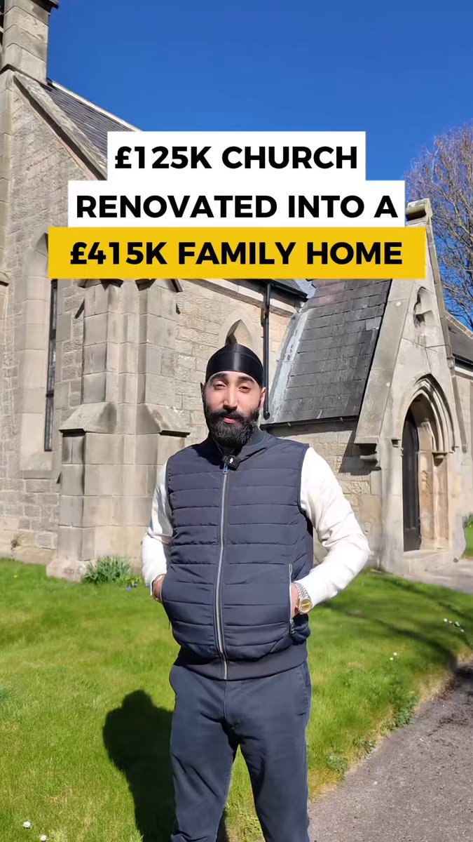 🚨🇬🇧BREAKING NEWS In the UK, historical churches are bought by migrants, converted into houses and sold.