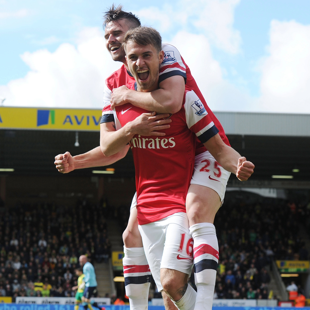 📅 On this day in 2014... An Aaron Ramsey rocket away at Norwich City 🚀