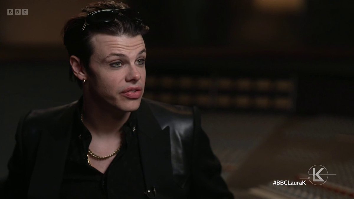 "Would you ever go into politics?" #BBCLauraK asks musician Yungblud "I have actually thought about that. I know it's crazy" Yungblud replies