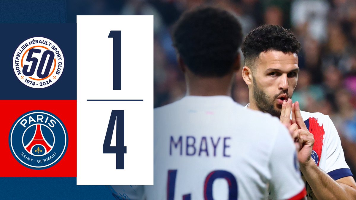 📺 #MHSCPSG (1-4) Le résumé de la dernière victoire parisienne, à l'occasion de l'ultime déplacement de la saison en Ligue 1 McDonald's à Montpellier ! Un but de Senny Mayulu et trois de Gonçalo Ramos ! ⚽️🔴🔵