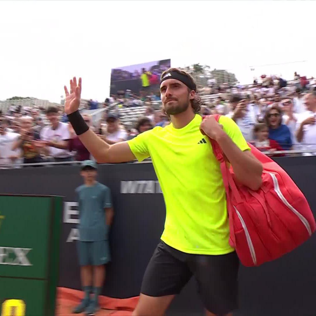 Starting the day in style 🤩 Tsitsipas takes on Fils in the opening match of the day in Rome! WATCH LIVE —>