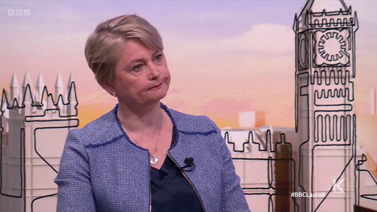 "Those changes together we expect to lead to a reduction of up to 50,000 fewer lower skilled visas over the course of the next year" Home Secretary Yvette Cooper says changes to skilled worker and care worker visas will start this year #BBCLauraK