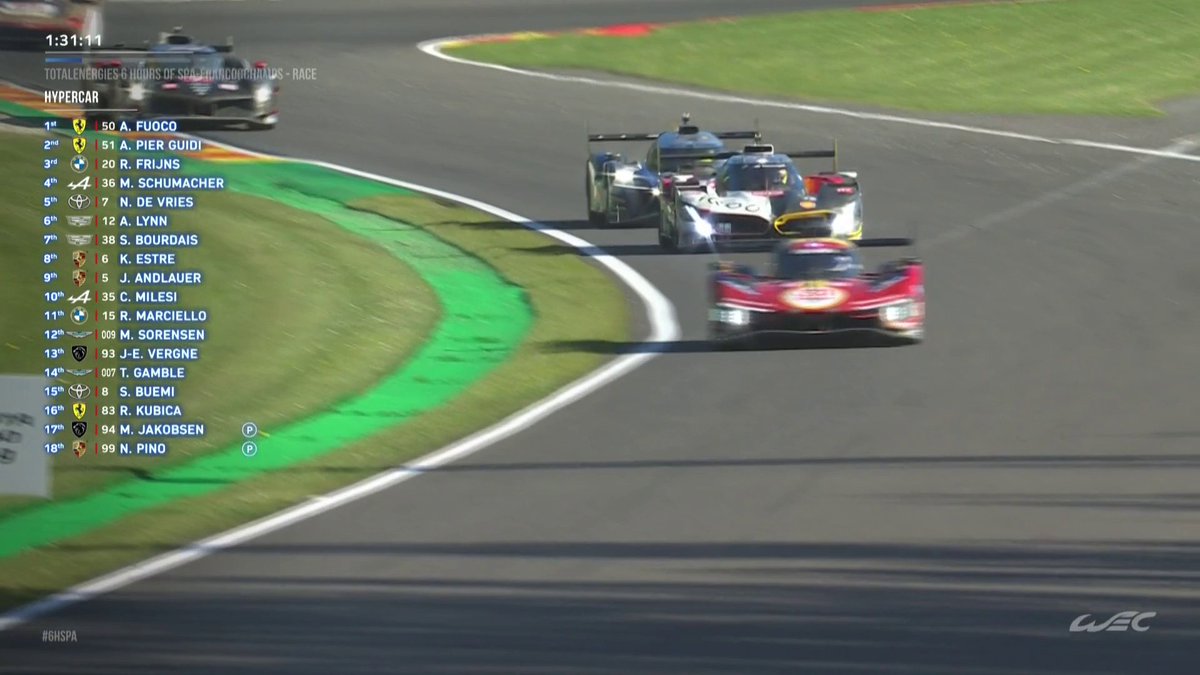 No suele ser habitual, ya que suelo estar a tope con mil cosas a la vez, pero ayer vi las 6 Horas de Spa íntegras. Y mientras me entretenía con las mil batallas, no paraba de preguntarme... ¿qué hemos hecho en la F1 para no volver a ver cosas así en Spa?