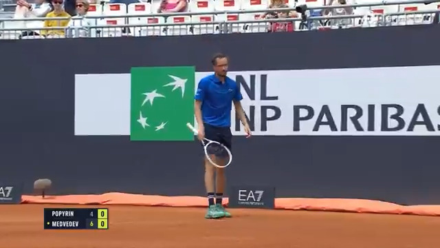 Special. Special. Special. Take a bow, Daniil Medvedev 🔥 Internazionali BNL d'Italia | #IBI25