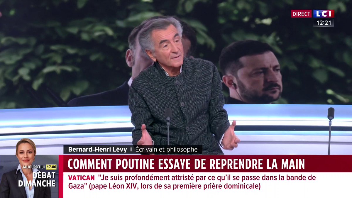 🔴 Bernard-Henri Lévy (Bernard-Henri Lévy), invité de LCI 🗣️ "Il y a une internationale des brutes, une internationale des dictateurs, dont il est important qu'elles sachent que le monde libre se réveille."