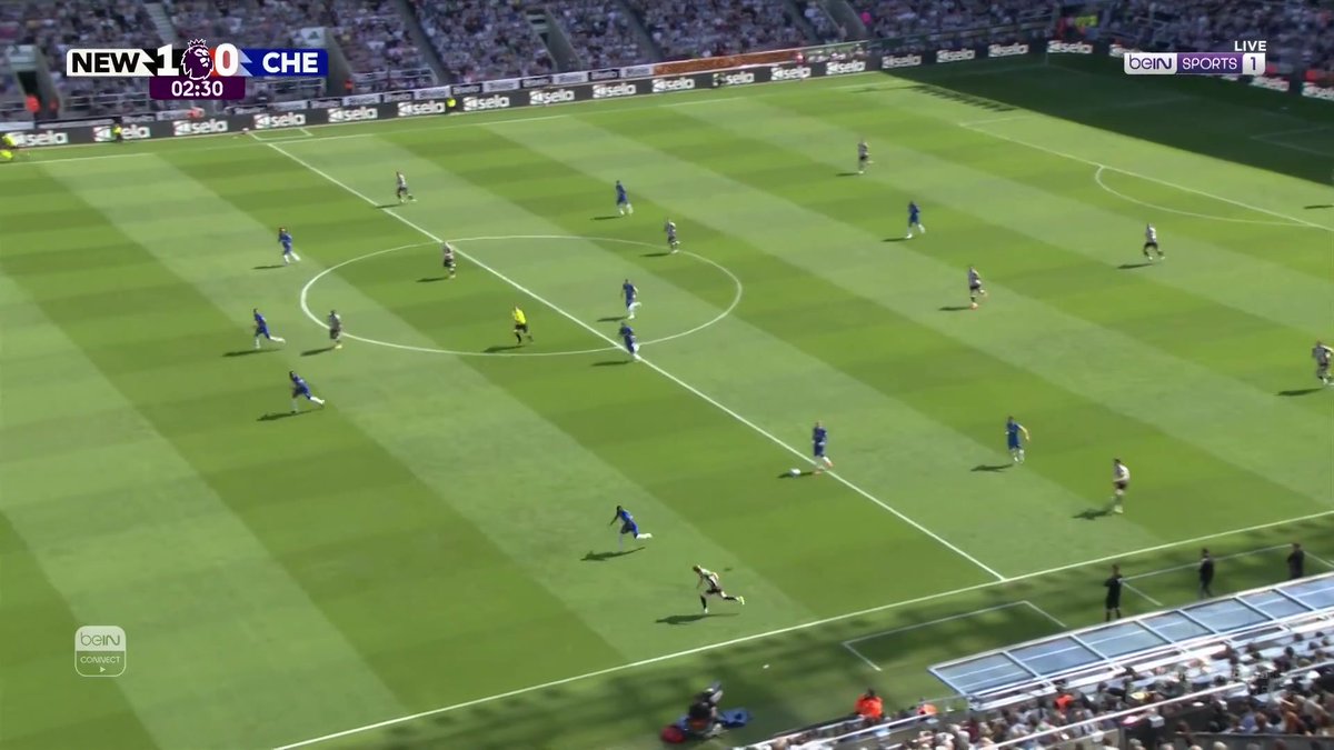 المنافسة المحتدمة على التأهل لدوري الأبطال تشتعل سريعاً بين نيوكاسل وتشلسي ساندرو تونالي يفتتح التسجيل للماكبايس في الدقيقة 2⏱️ #الدوري_الإنجليزي_الممتاز | #نيوكاسل_تشيلسي #PremierLeague