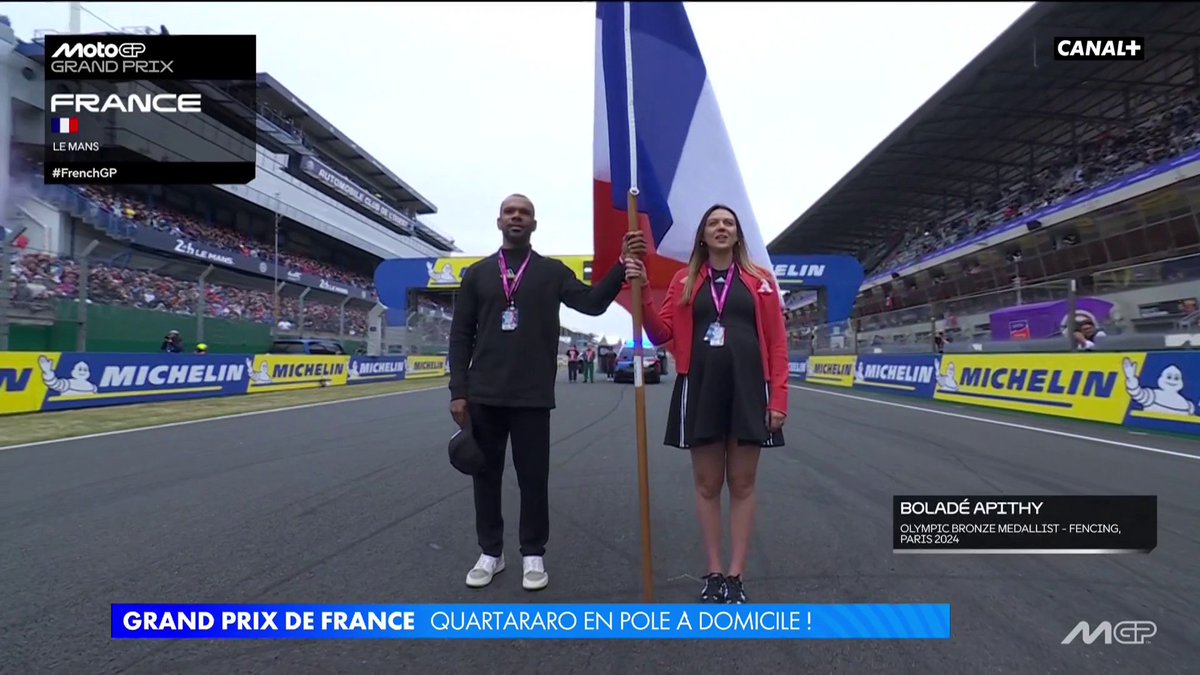 La Marseillaise en direct de la grille du Mans 😍🇫🇷 #FrenchGP | #MotoGP