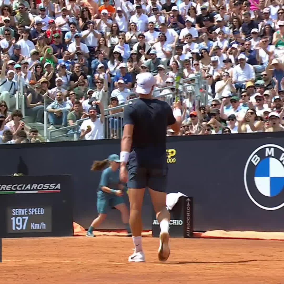 Saving break point in style 😎 Holger Rune #IBI25