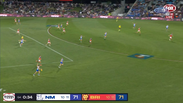 "[From] here, you should never lose possession of the footy." Bartel and Hird break down what the Roos can learn from this key play in the final moments against the reigning premiers. #9FootyFurnace | Watch on Nine &amp; 9Now 🖥️