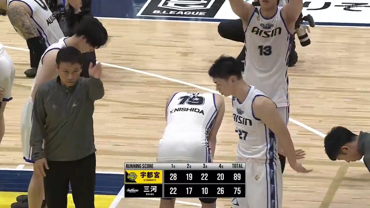 #西田優大 激闘の果て顔を上げられず😭 全てを出し切って宇都宮を後にする #宇都宮ブレックス 🆚 #シーホース三河 🏀#りそなグループ B.LEAGUE QUARTERFINALS 2024-25｜GAME2 ▶視聴はコチラ #バスケットLIVE ライブ配信中📡 #Bリーグ シーホース三河