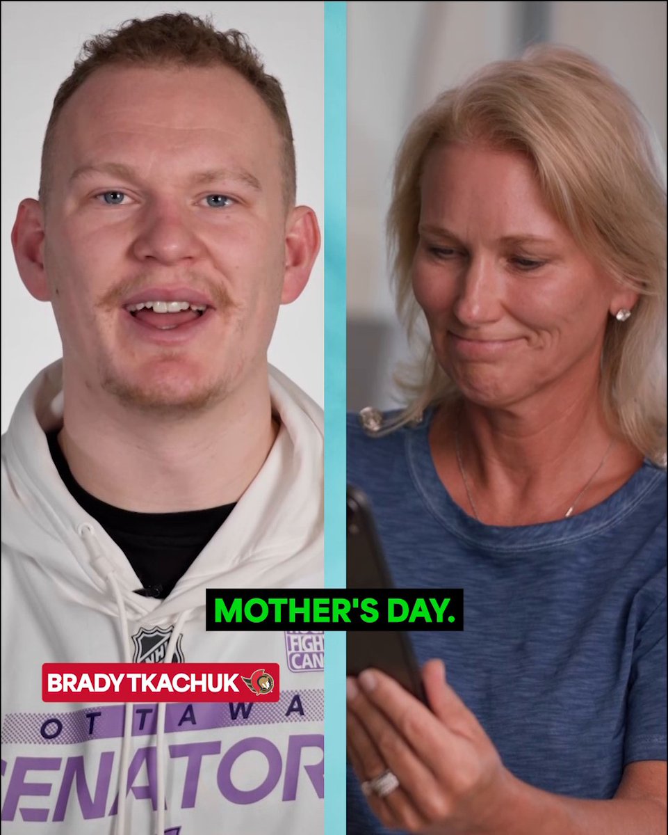 Hockey moms are the absolute best, just ask Matthew and Brady Tkachuk. ❤️ Watch the full video here ➡️