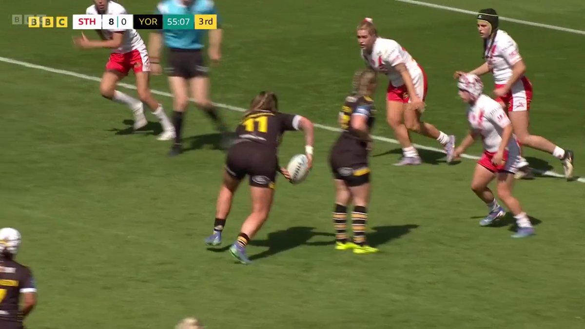 York Valkyrie hit back! We're in for an exciting finish to this #ChallengeCup semi-final. Watch LIVE on BBC iPlayer.