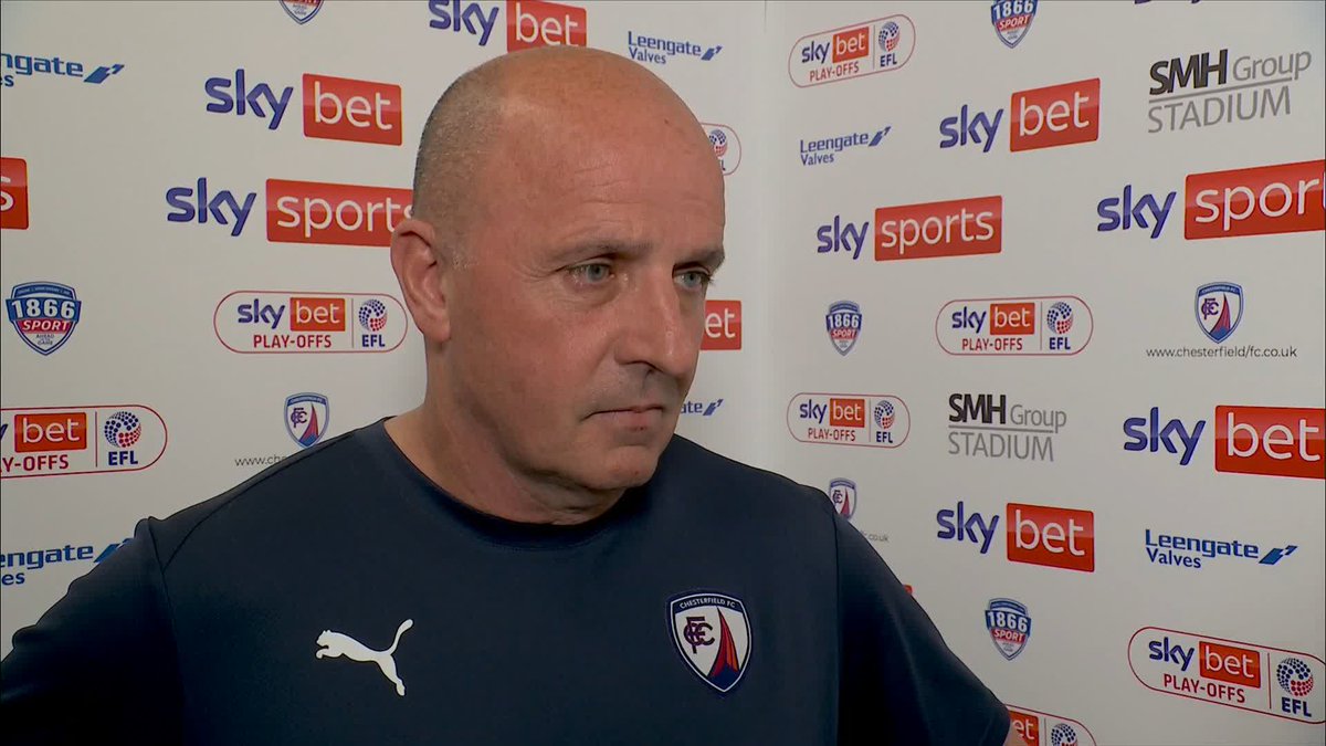 "What will be WILL be." Chesterfield boss Paul Cook reflects on finishing in the play-off spots after a tough season 👏