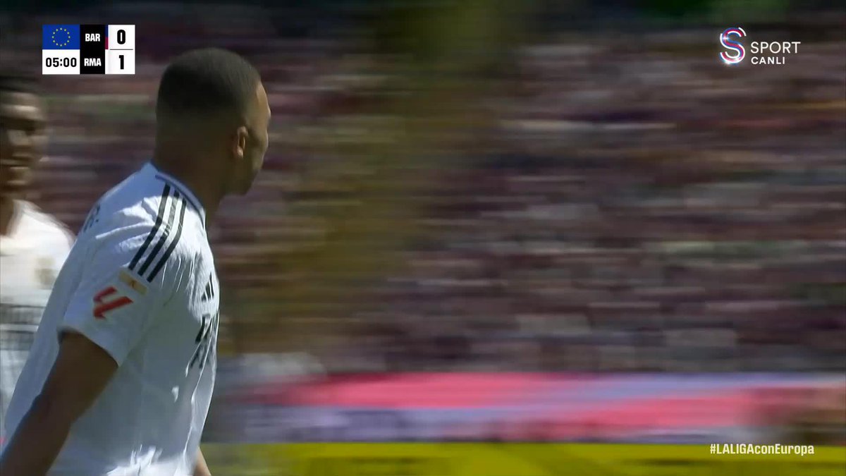 Real Madrid, Barcelona karşısında Mbappe’nin penaltısıyla öne geçiyor. 🔥