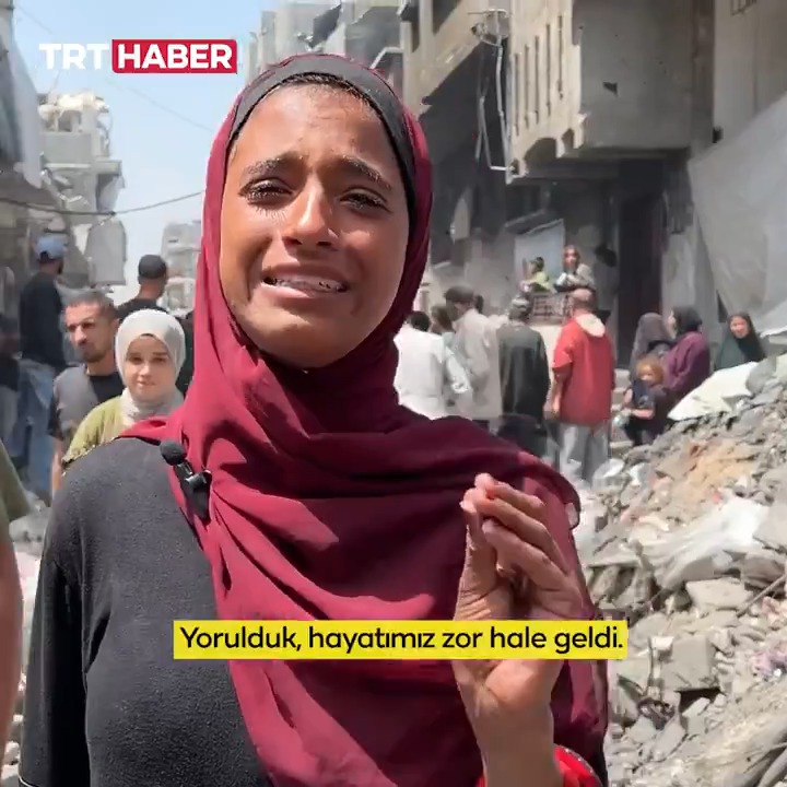"Açlık, yıkım, savaş... Biz her gün ölüyoruz" 📍 Gazze