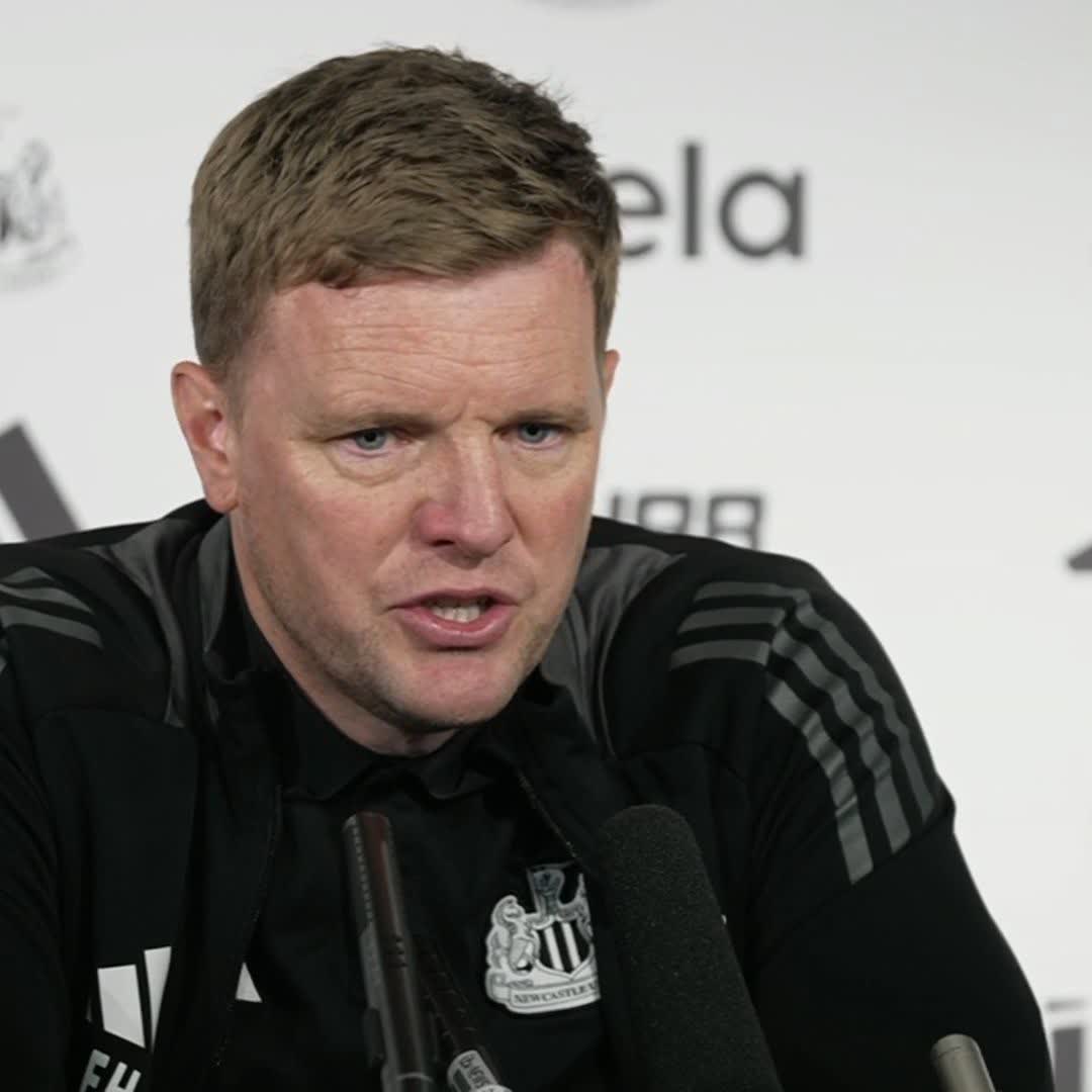 "Credit the players, they were magnificent and the crowd too" ⚫⚪ Newcastle boss Eddie Howe praises the players and the fans after today's 2-0 win against Chelsea.