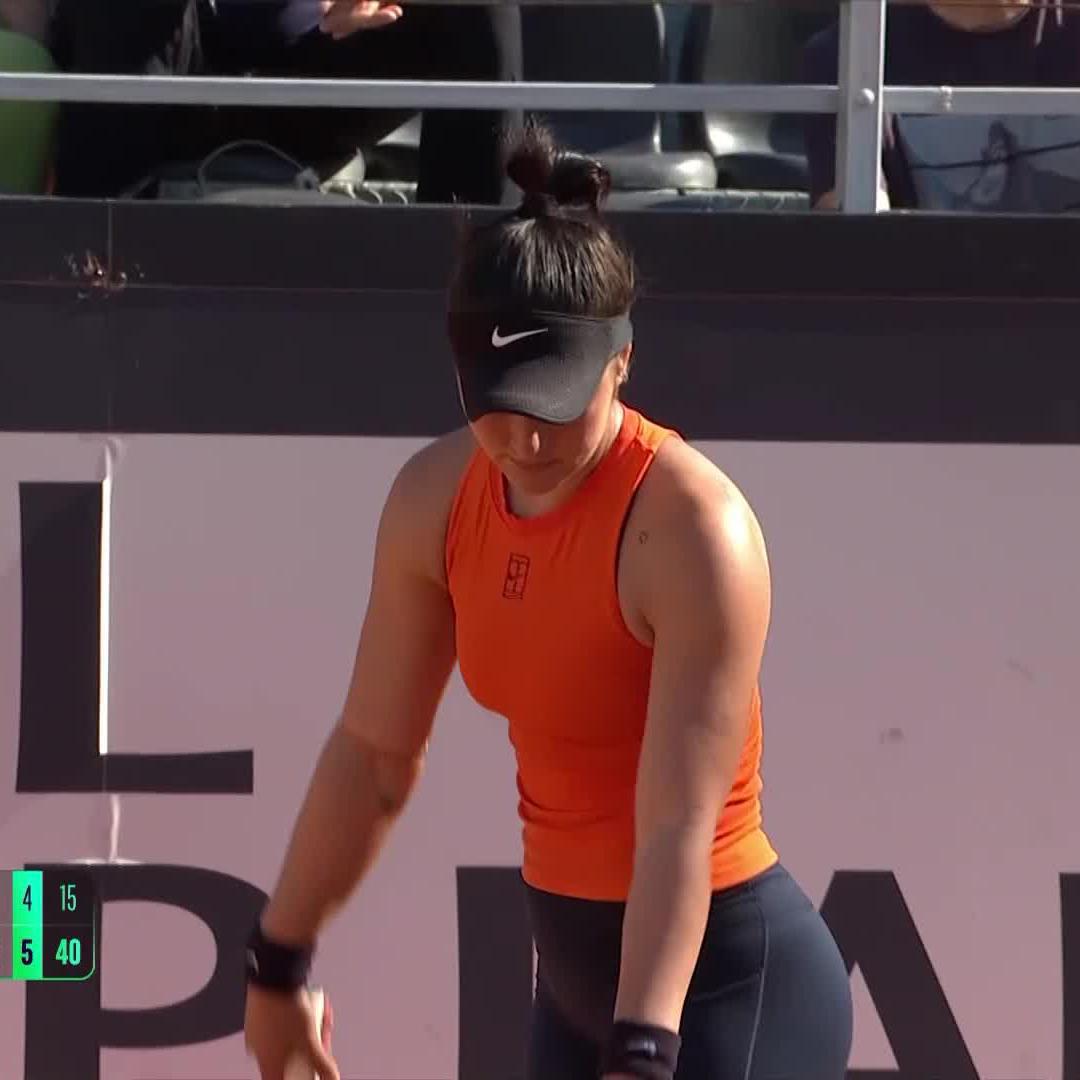 Bibi’s big win 👊 Bianca knocks out Rybakina 6-2, 6-4 with a poised performance to reach the Round of 16! #IBI25