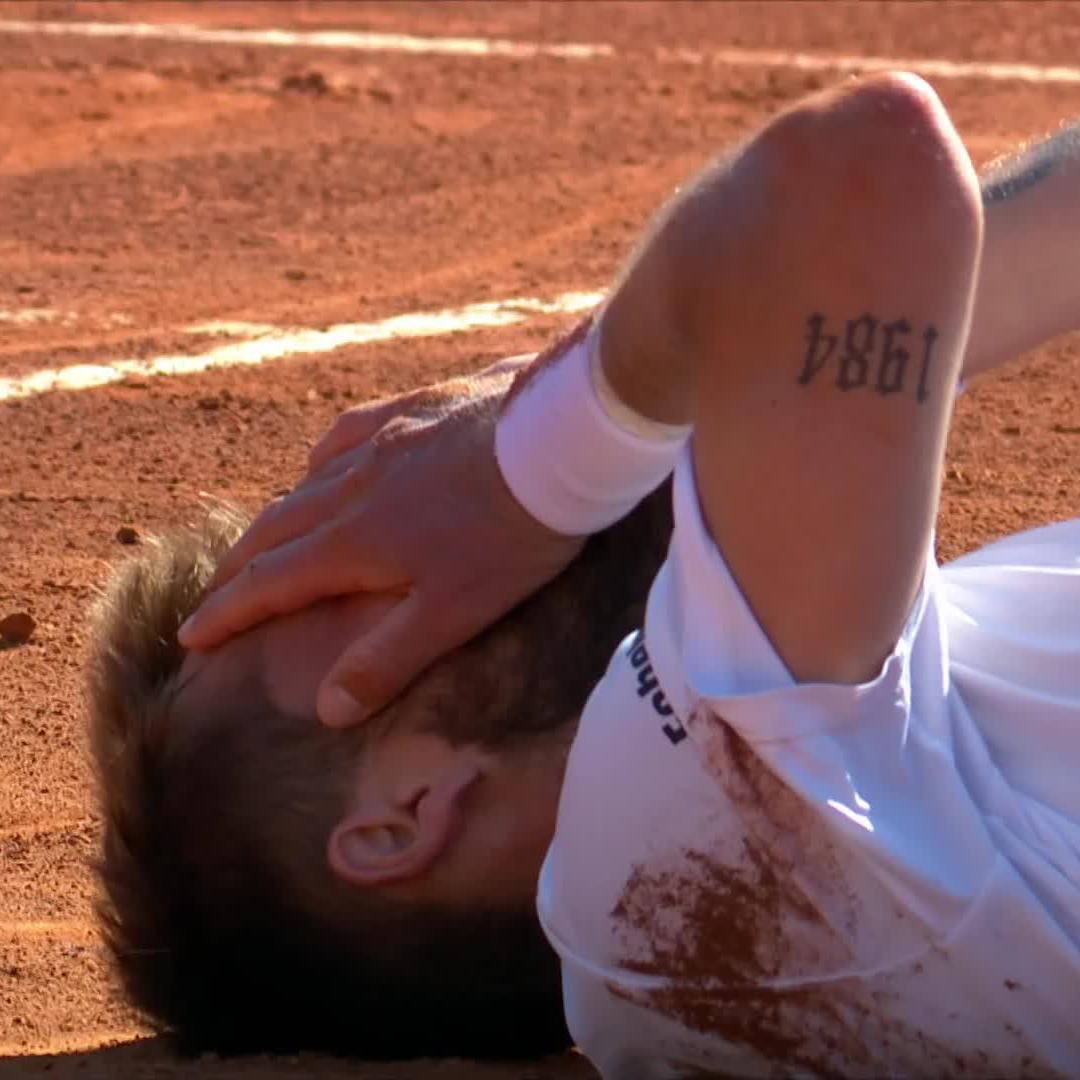 📊 Corentin Moutet 🇫🇷 aura eu besoin de 13 tentatives pour parvenir à s'offrir son premier Top 10. L'occasion d’avoir une pensée pour Simone Bolelli 🇮🇹 qui avait attendu son 36ème match face à un Top 10 pour décrocher sa première victoire.