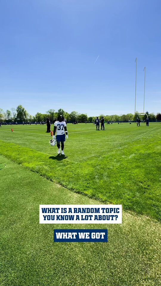 The rookies know some things.