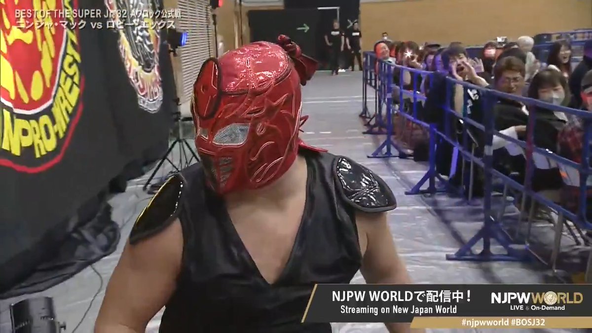 This is so terrifying, really. Robbie X running for his life while Ninja Mack flips into oblivion. Insanity… #BOSJ32