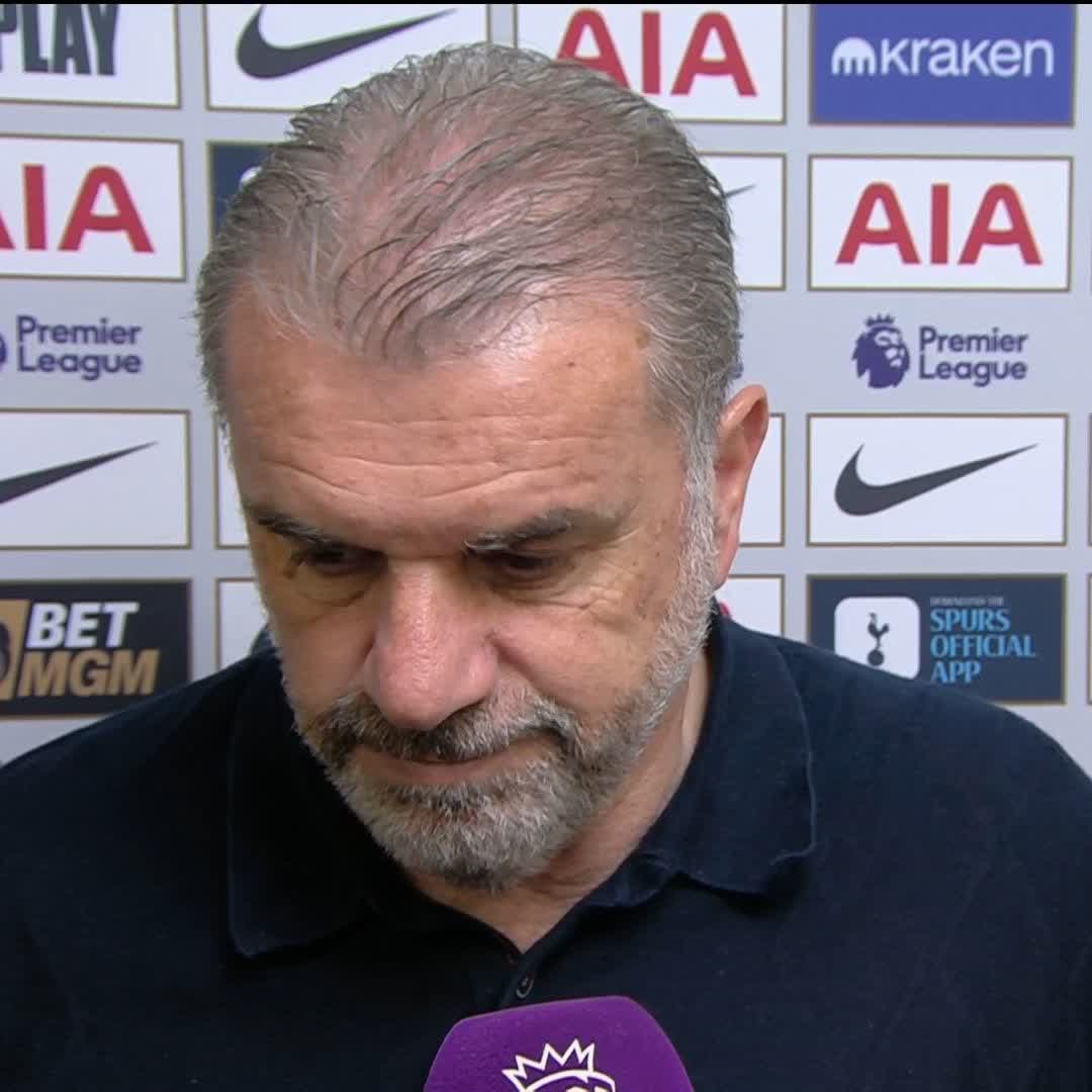 🗣️ "I don't know how else to explain it" Spurs boss Ange Postecoglou reacts after being asked about his team's 20th Premier League defeat this season compared with their form in the Europa League ⚪