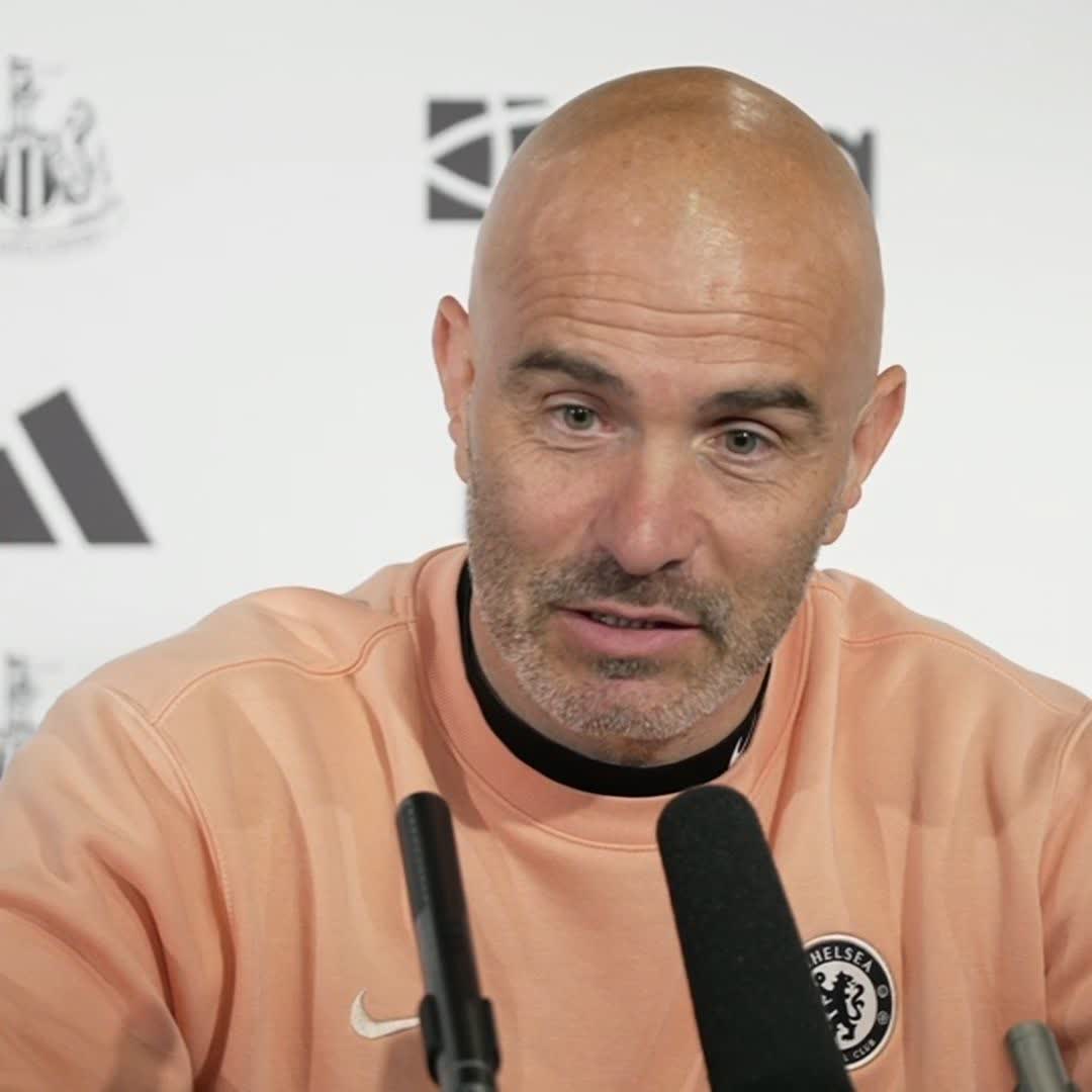 "In this stadium, the noise decides whether it's a foul or not" 🤔 Chelsea boss Enzo Maresca says he will speak to Nicolas Jackson after his red card today against Newcastle 🔵