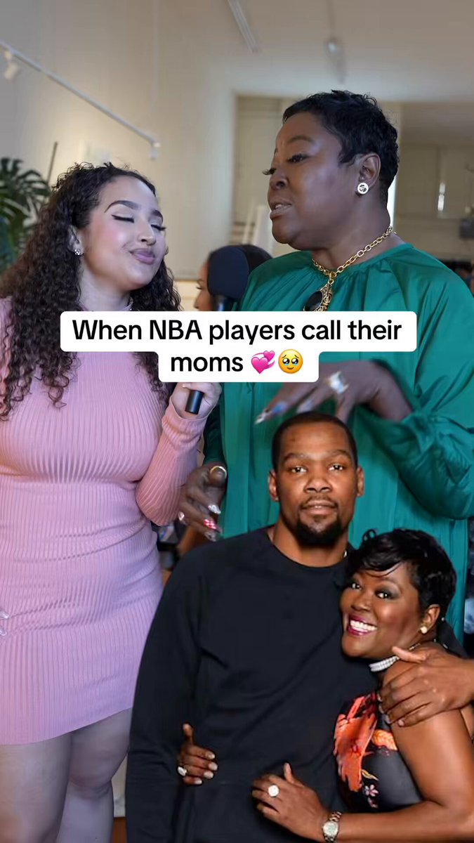 When NBA players call their moms 🏀💕 #MothersDay