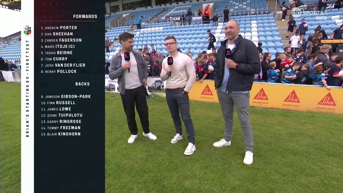 Some big calls here 👀 Brian O'Driscoll and Ben Kay have selected their British &amp; Irish Lions XVs... do you agree with them? 🦁 #Lions2025