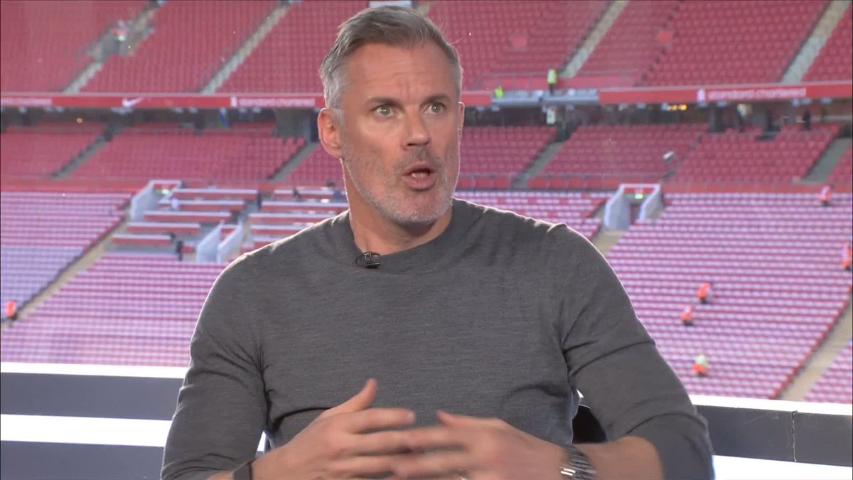 "Without Gabriel, he doesn't look the same player" 😳 Jamie Carragher thinks that Saliba needs to develop as a leader for Arsenal 🔴⚪️