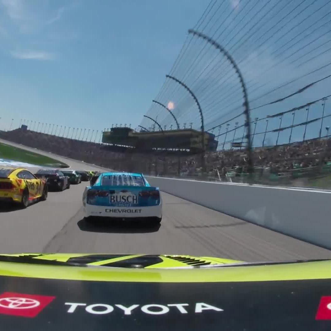 Time to Hammer down in the Heartland! We are green at Kansas Speedway live on FS1!