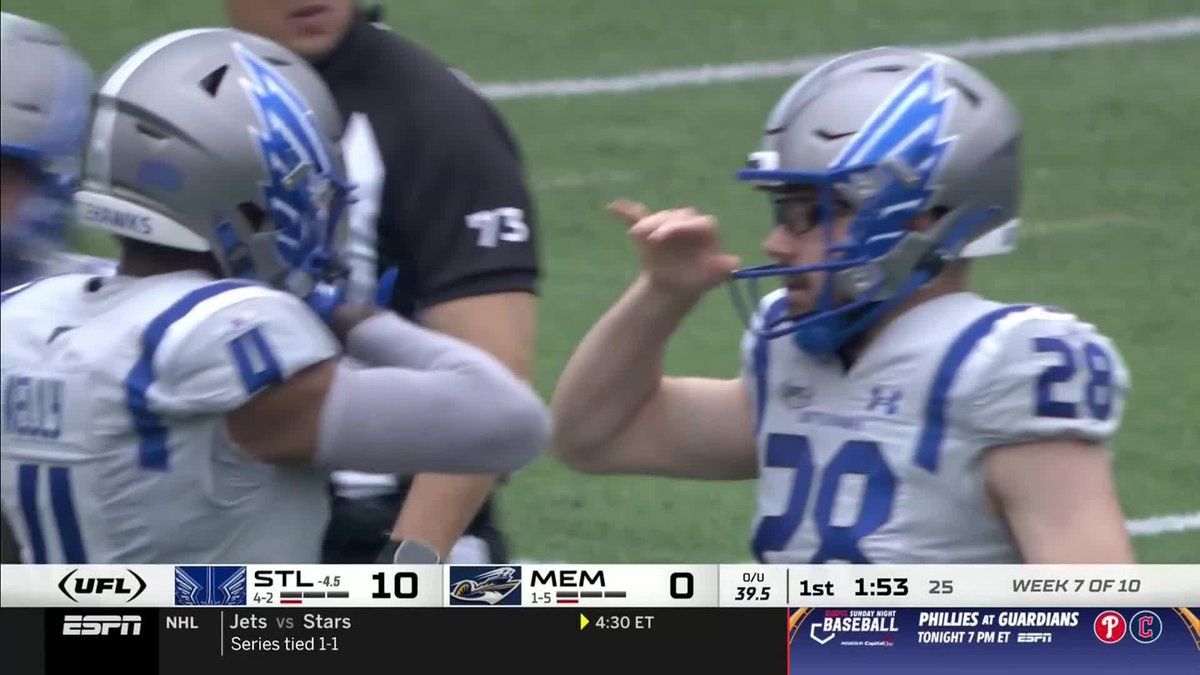 3 more on the board 🙌 Blankenship remains perfect on the year ✨ 📺: ESPN