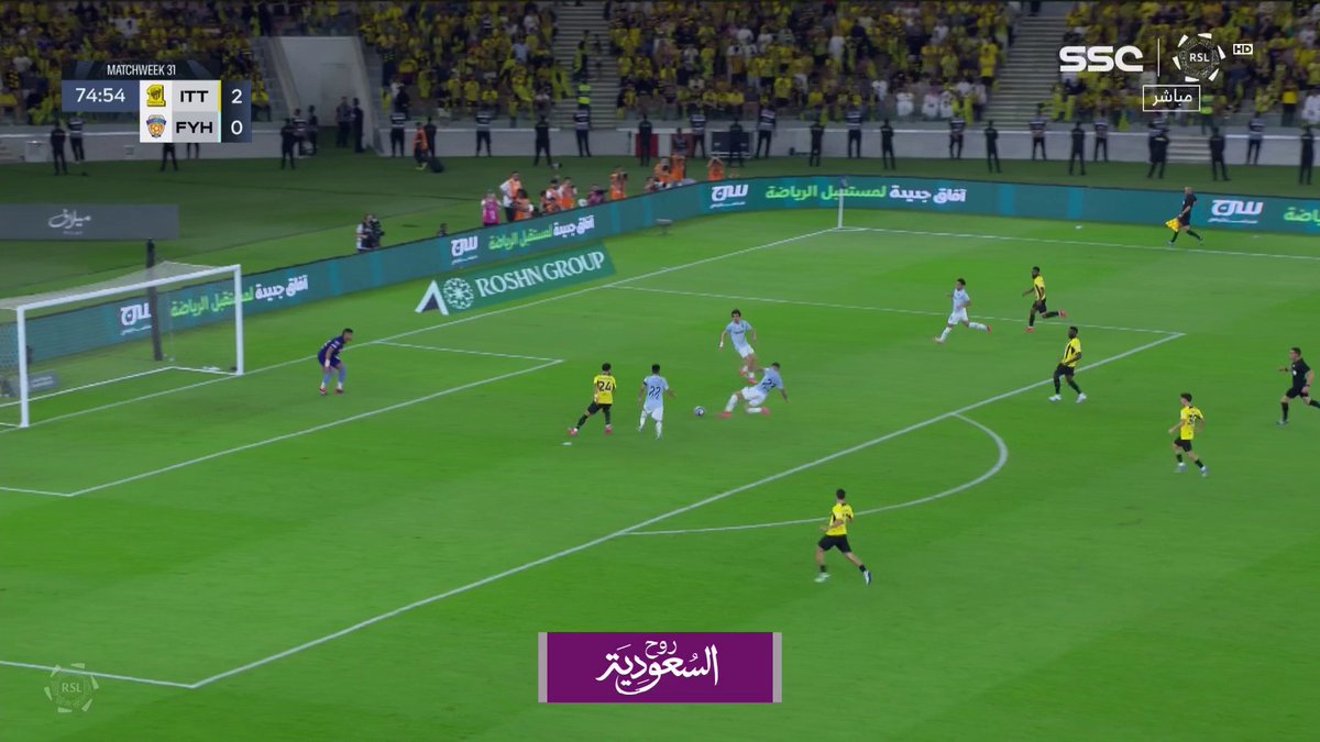 هدددددف!⚽ الهدف الثالث للاتحاد عن طريق محمد البقعاوي "بالخطأ بمرماه"⚽🔥 الاتحاد 3 × 0 الفيحاء #دوري_روشن_السعودي #الاتحاد_الفيحاء | #SSC