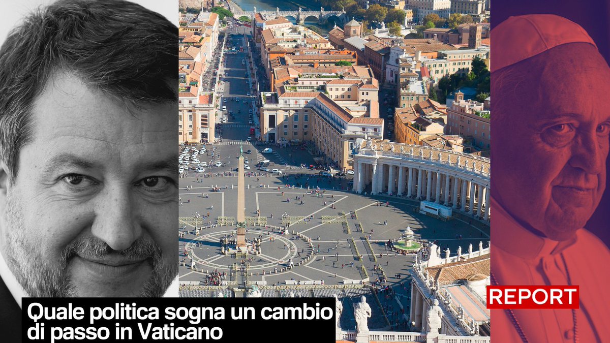 In Italia, soprattutto tra i partiti al governo sono in tanti ad augurarsi che il prossimo papa sarà molto diverso da Bergoglio. Segui #Report ora in diretta su #Rai3👇