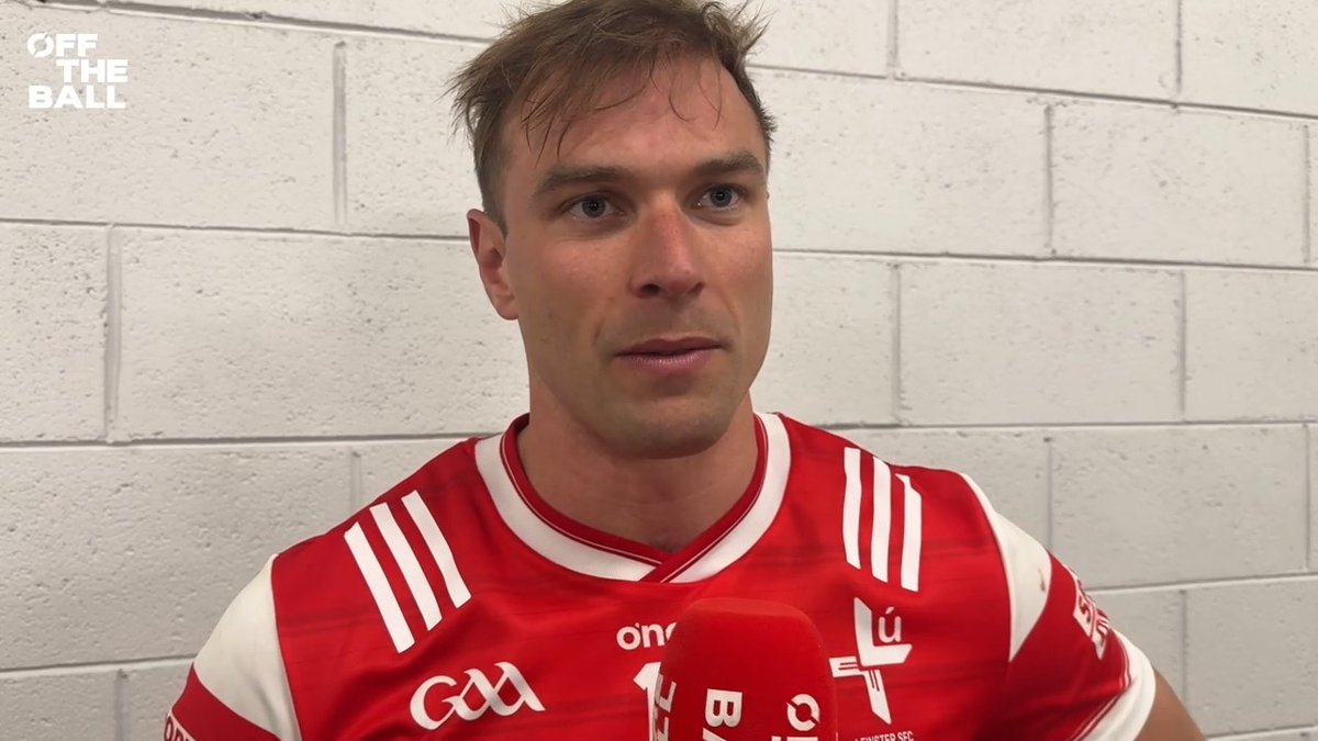 Conor Grimes popped out of the Louth GAA dressing room for a great chat amidst their celebrations! I think he perfectly captured what winning Leinster means to that Louth group 👇