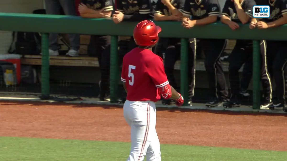 B2 | Let the bat do the talking. 😮‍💨🧨 Korbyn Dickerson | #IUBase