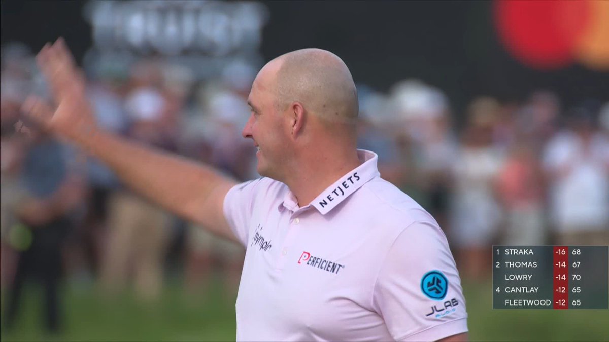 The winning putt for Sepp Straka as he narrowly beat Shane Lowry at the Truist Championship to earn his second win of the year 🏆