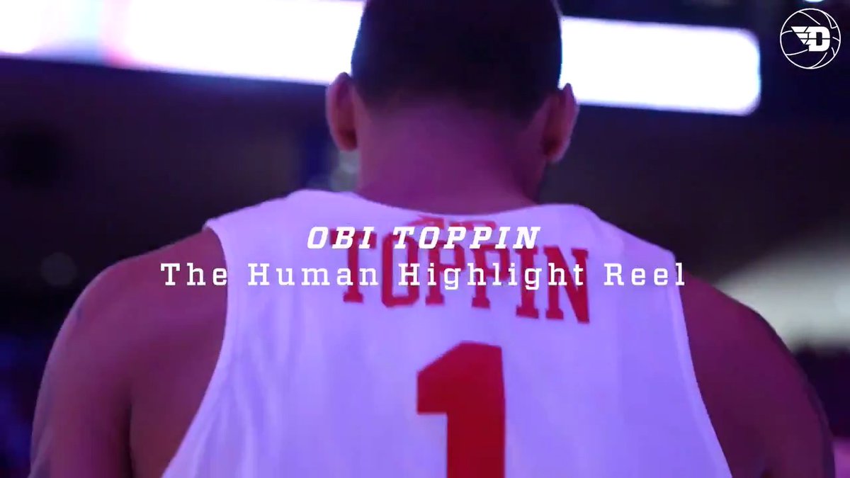 Obi Toppin at Dayton was an absolute Demon This man was unstoppable Had The Flyers #1 in the country (Via Dayton Basketball 🎥)