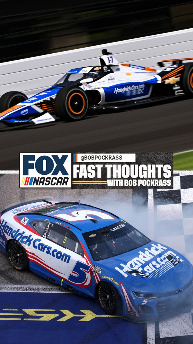 🏎️🏁 How will Kyle Larson do in the 2025 #Indy500? Fast Thoughts with Bob Pockrass: