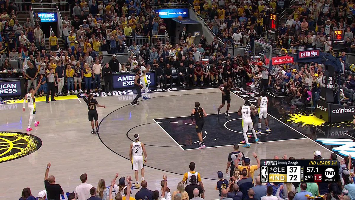 The Cavs pissed the Pacers off so bad we got Myles Turner heat checks
