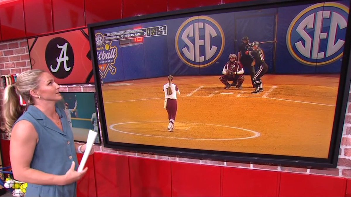 Lefty's curveball 🔥 Texas A&M Softball | Haylie McCleney