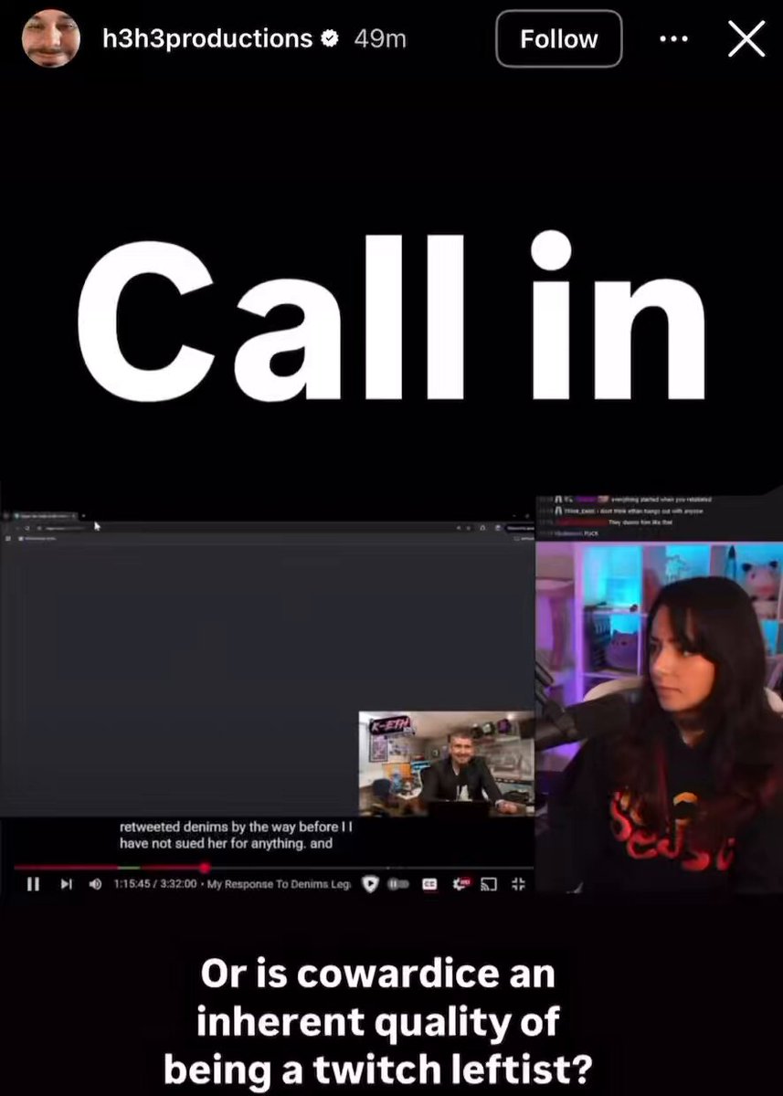 Ethan calls Denims a coward for dodging a call in to his show
