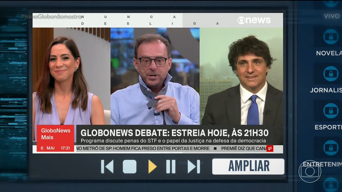 Ninguém escapa do 'Isso a Globo Não Mostra'... 🤭 GloboNews Octavio Guedes @Gugachacra @Juliaduailibi #Fantástico