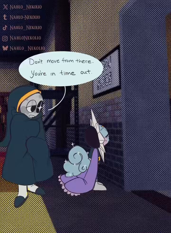 Boom the #cosmicHugger family Cluster got caught having a late night snack and Papa Goob is on the rescue…unless