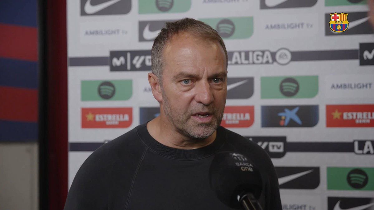 🎙️ HANSI FLICK: “For me, I know that this is very important also for the fans, for the Club and of course, in one season, four times, it's fantastic.” #ElClásico