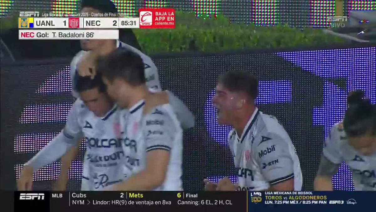 ¡GOL DEL NECAXA! ⚡️ ¡GOL DEL NECAXA! ⚽️ Badaloni remata de cabeza y le está dando el pase a Club Necaxa a Semifinales 🔥 EN VIVO por ESPN y #DisneyPlus