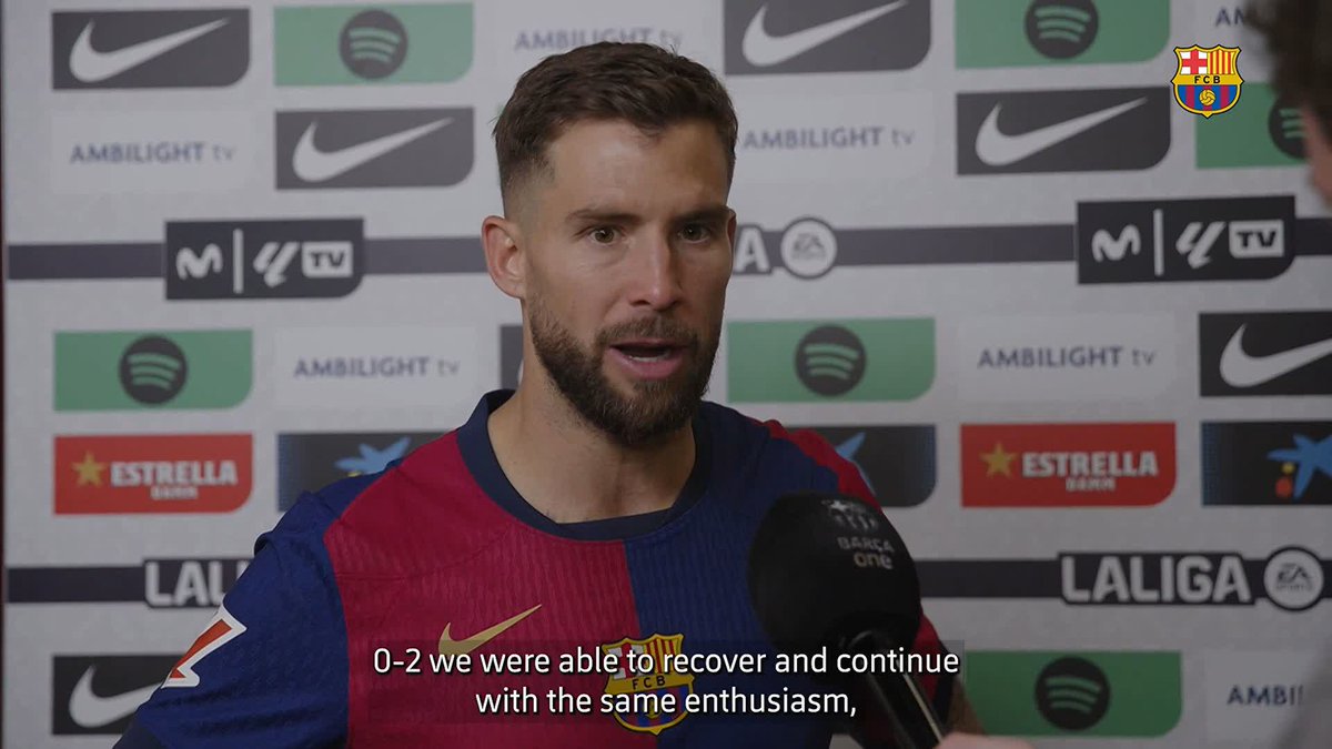 🎙️ IÑIGO MARTINEZ: “It's time to close out this league title that we deserve so much and, well, we will try to do that in the next match.” #ElClásico