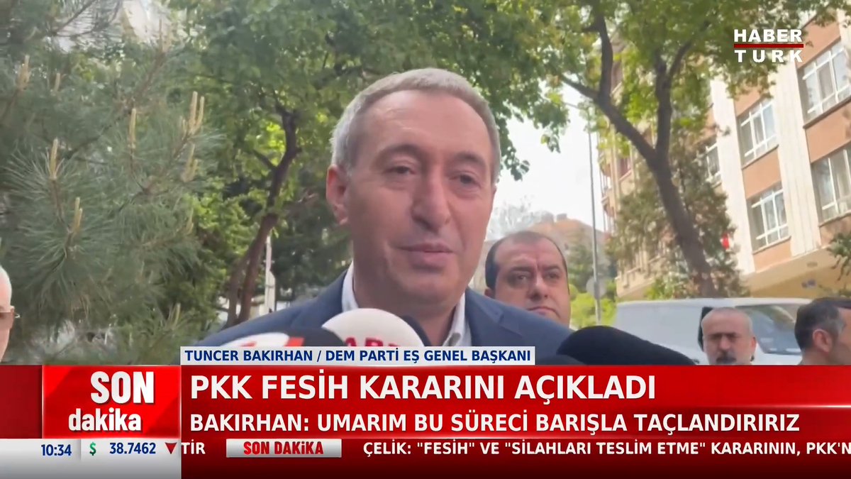 "Kongre Türkiye'ye hayırlı olsun." Bakırhan: Umarım bu süreci barışla taçlandırırız.