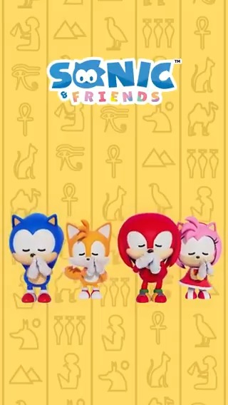 ゆらゆら ふりふり🙏 🎵🙏 キュートなソニックたちが送るショートアニメ🦔💙 『SONIC & FRIENDS』の最新ダンス動画を公開⸜🙌🏻⸝ 👇音あり動画はこちら👇 #ソニフレ
