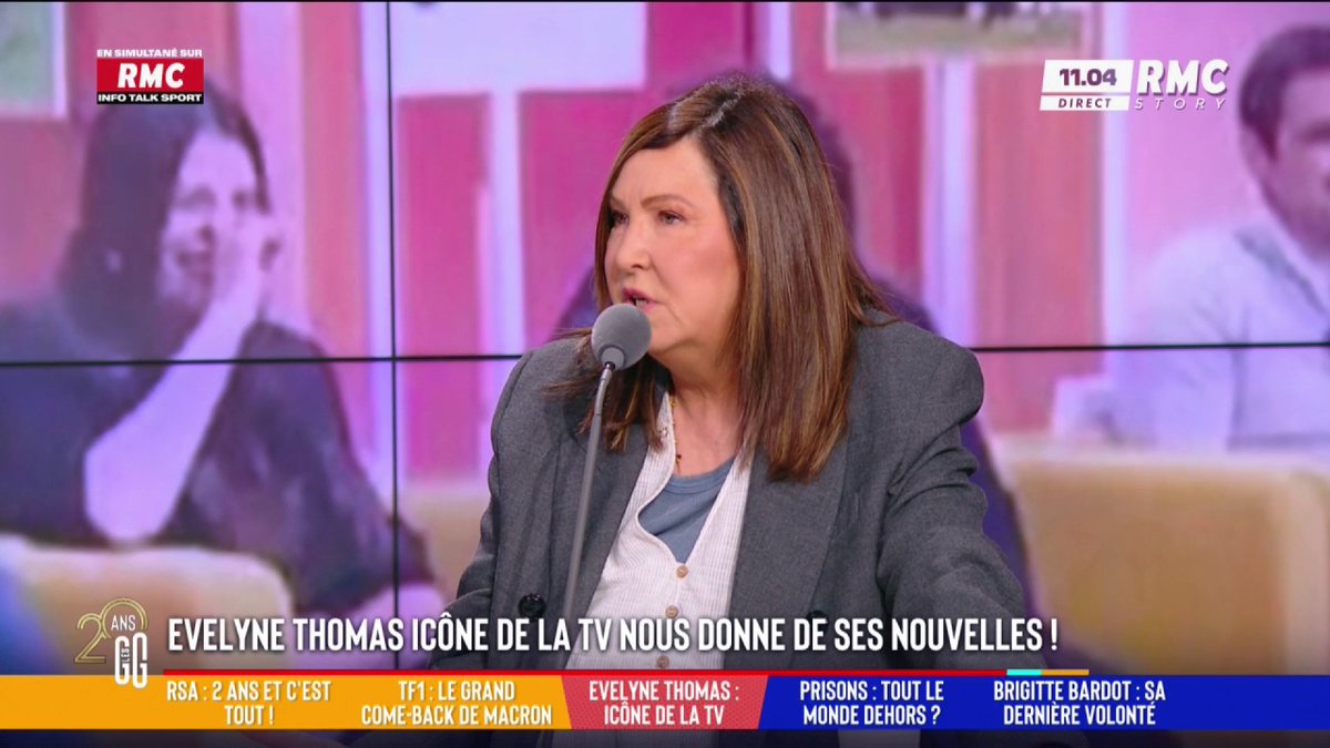 💬 Evelyne Thomas, icône de la TV, nous donne de ses nouvelles ! 🎙️ "La télé n'était pas mieux avant. La télé ose juste moins, surtout dans un monde woke. On vit avec notre temps. Il y a plus de liberté aujourd'hui avec Internet." #GGRMC